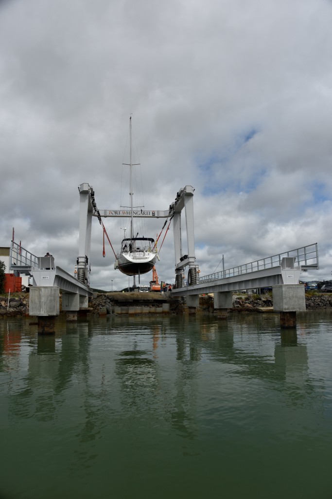 Port Whangarei Marine Centre's new 100T travelift dock